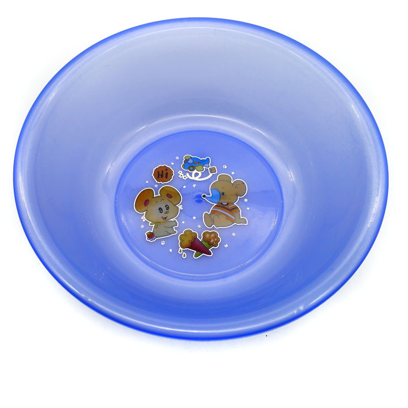 I2241 38#厚透明脸盆 洗脸盆 草莓盆 洗菜盆 礼品 赠品 厂家直销详情4
