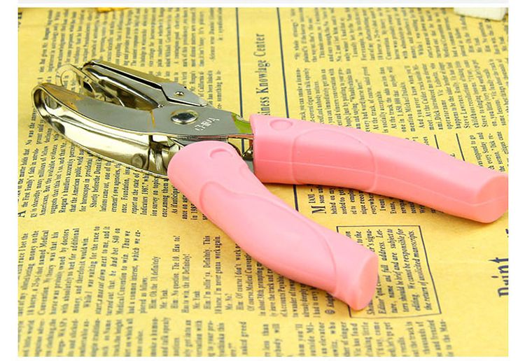 Dongnan labor-saving medium round hole puncher, manual single-hole puncher, paper feeding thick paper puncher, puncher pic 8