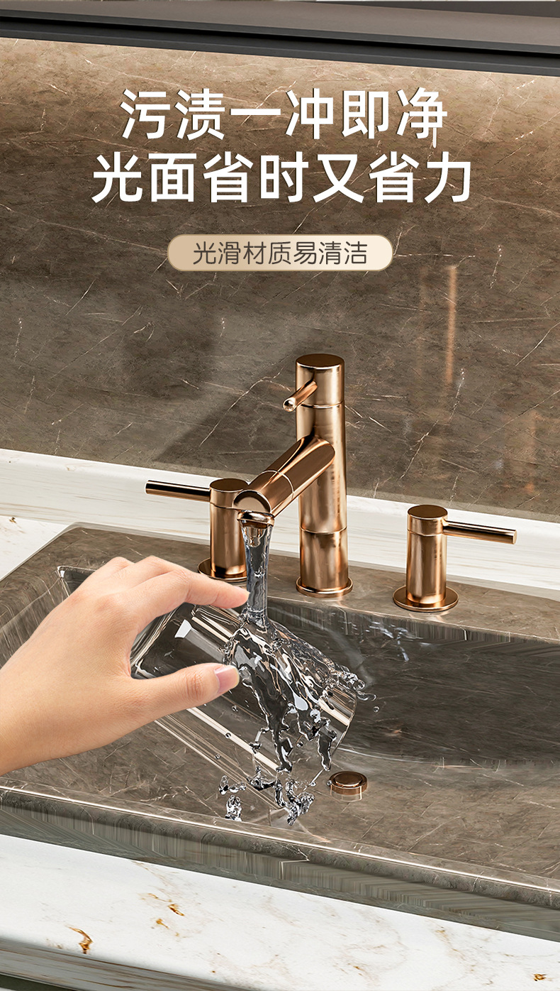 Toothbrush and tooth cup rack, light luxury bathroom mouthwash cup, wall-mounted toothpaste cup storage rack without drilling pic 13