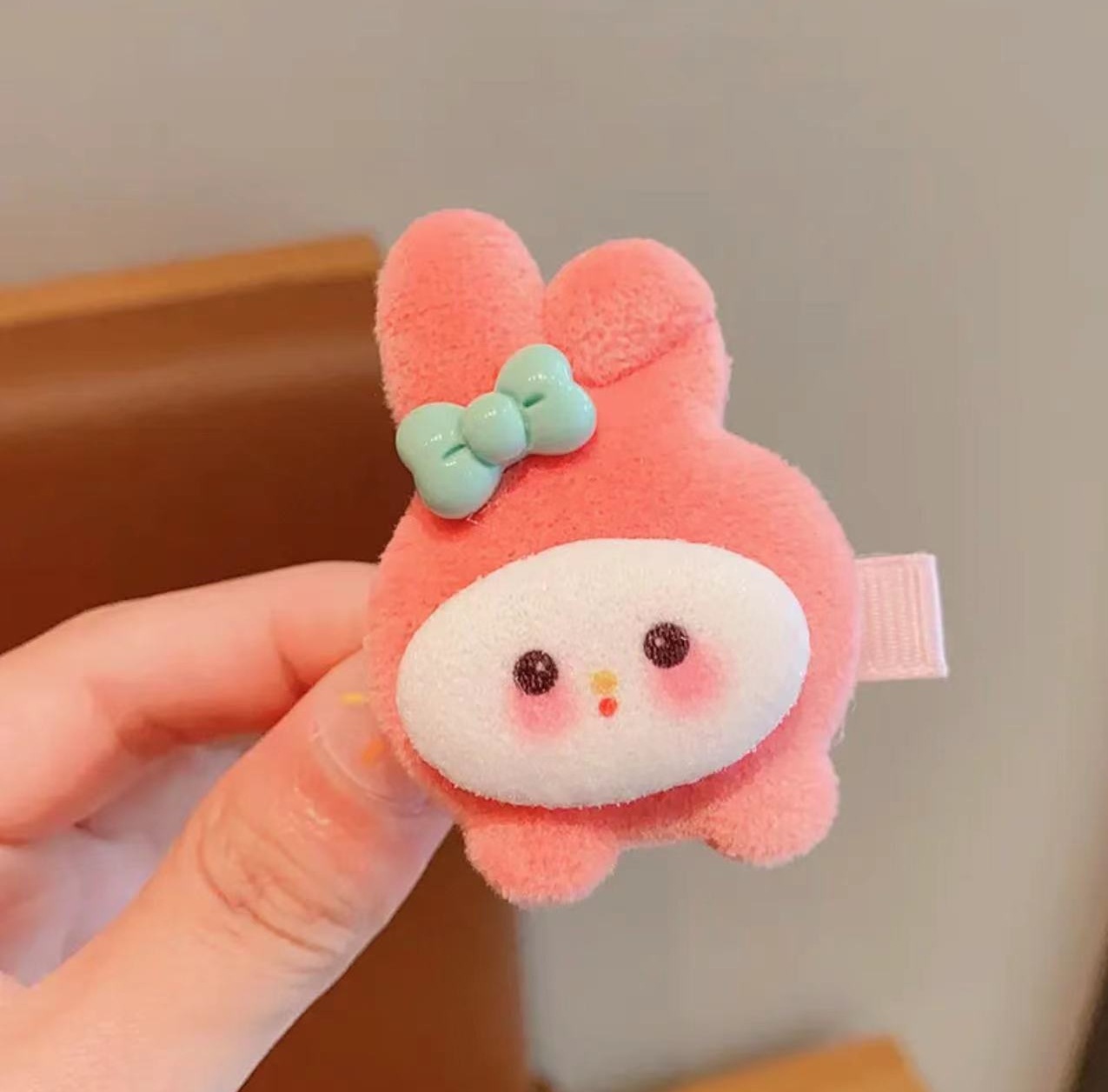 秋冬毛绒卡通发圈甜美可爱宝宝发夹超萌马尾头绳皮筋少女发绳发卡详情12