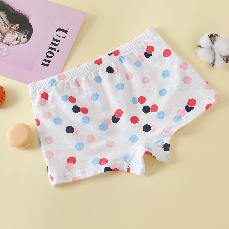 2023儿童内裤女宝宝纯棉四角内裤中小童装女孩平角短裤不夹PP盒装详情15