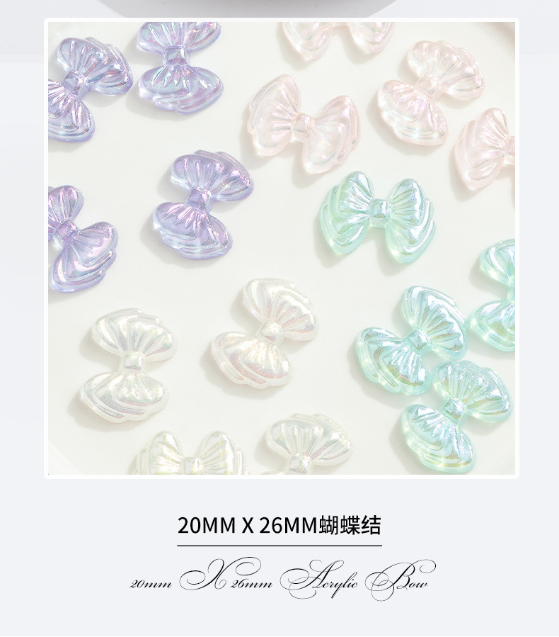Best-selling, popular, and internet-famous DIY decorative accessories with iridesy bows, UV-resistant alloy pendants, hairpins, and essential facial mask and beauty accessories pic 8