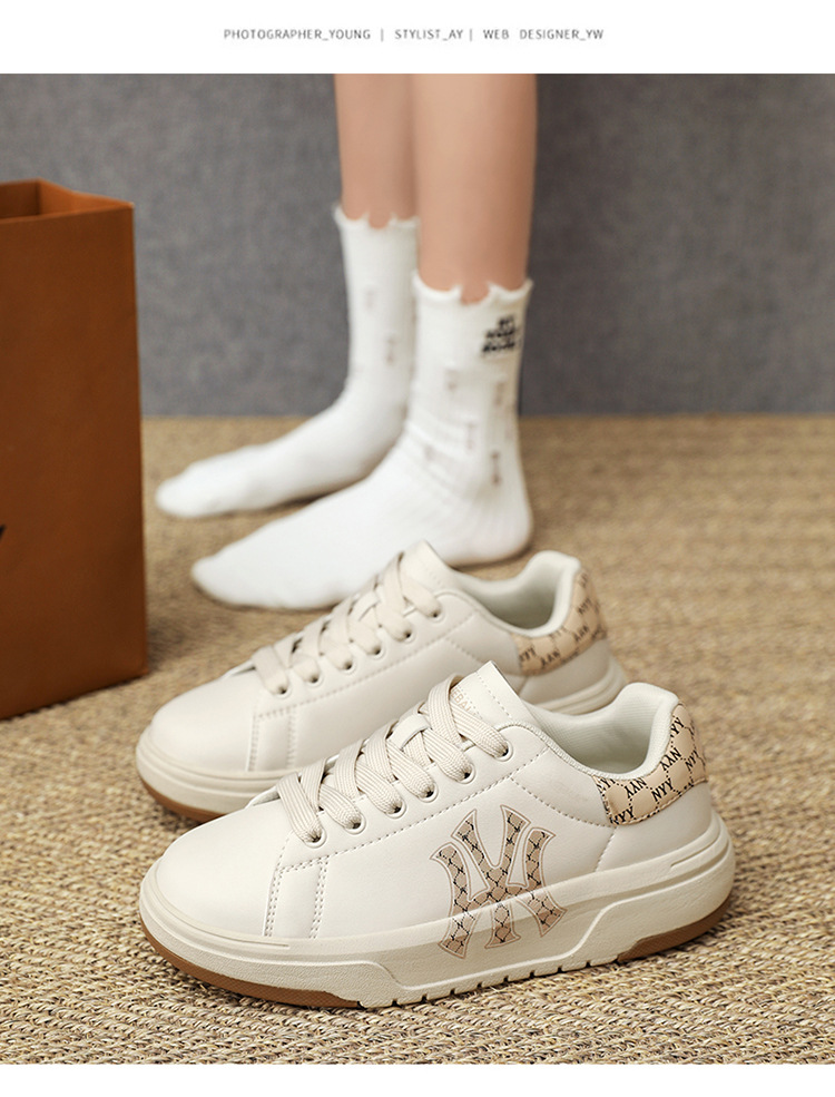 跨境小白鞋女款秋季高级感厚底轻便板鞋女百搭配裙子运动休闲鞋男详情12