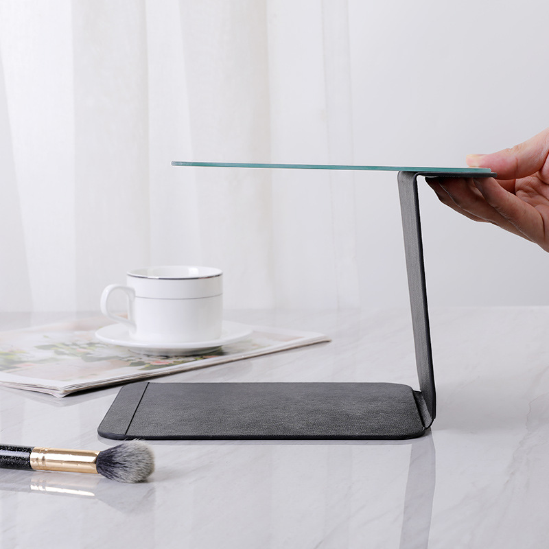 厂家批发便携式折叠化妆镜家用台式桌面梳妆镜学生宿舍高清补妆镜详情16