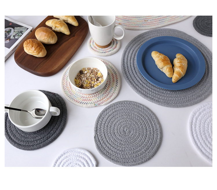 手工棉线编织加厚隔热防烫垫餐垫茶垫锅垫杯垫盘垫碗垫详情12