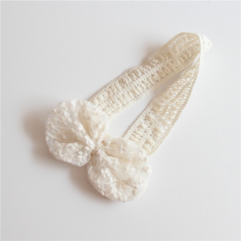 Korean baby hair band, super fairy-like bow hair accessory for baby girls, full moon princess headwear for infants and toddlers, no hairpin pic 3