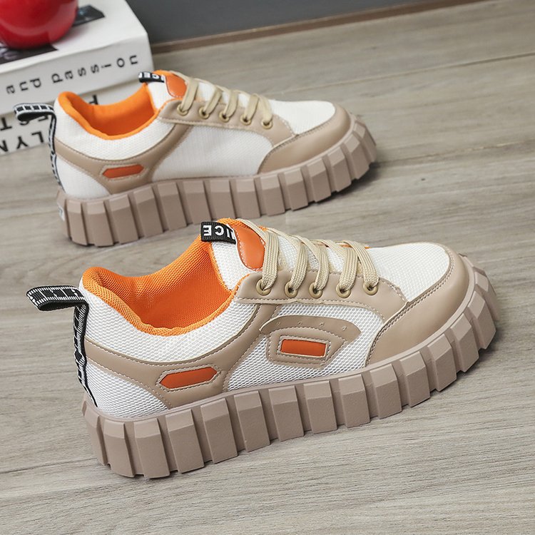 跨境外贸大码2021秋季新款街头时尚潮流圆头厚底女式休闲板鞋单鞋详情33