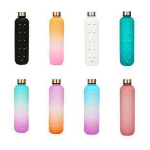 大容量新款水壶水杯大肚太空杯儿童吸管广告礼品水杯防漏塑料杯详情4