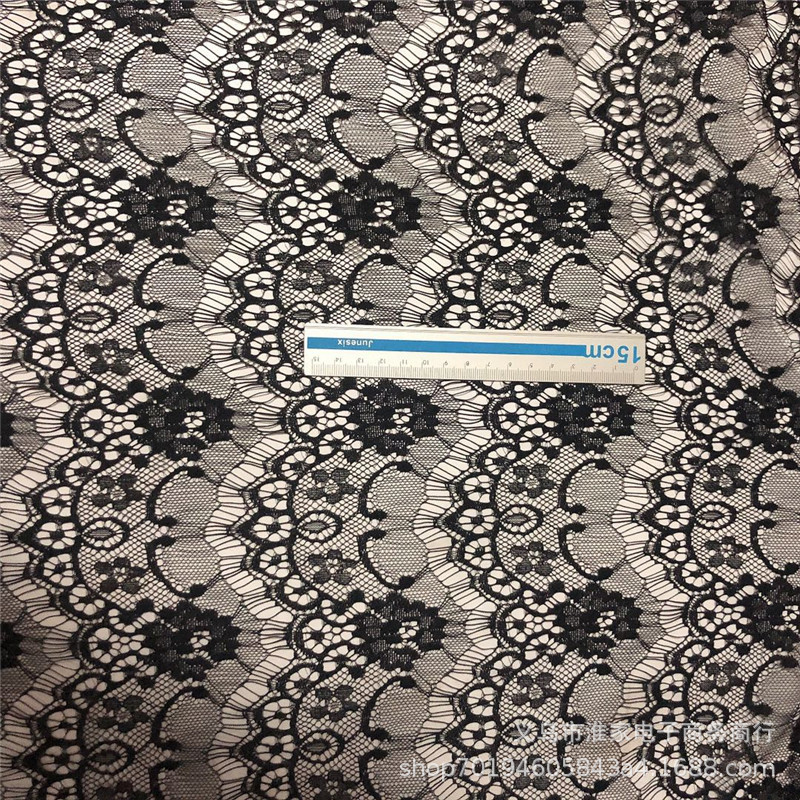 Direct sales of eyelash lace fabric skirts, eye masks, lace Halloween lace skirts, glove fabrics pic 2