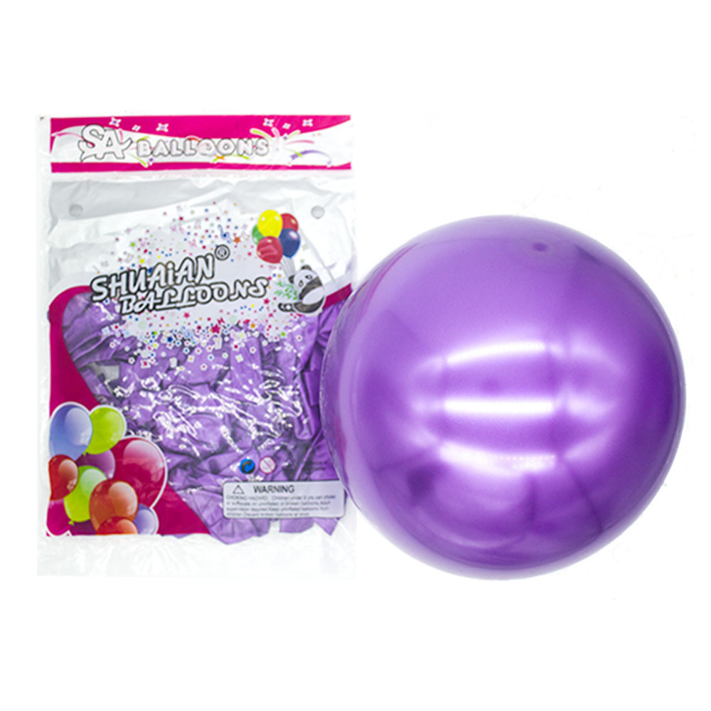 Cross-border new latex metal birthday and New Year party decoration balloons, 5-inch, 10-inch and 12-inch advertising wedding room balloons pic 7