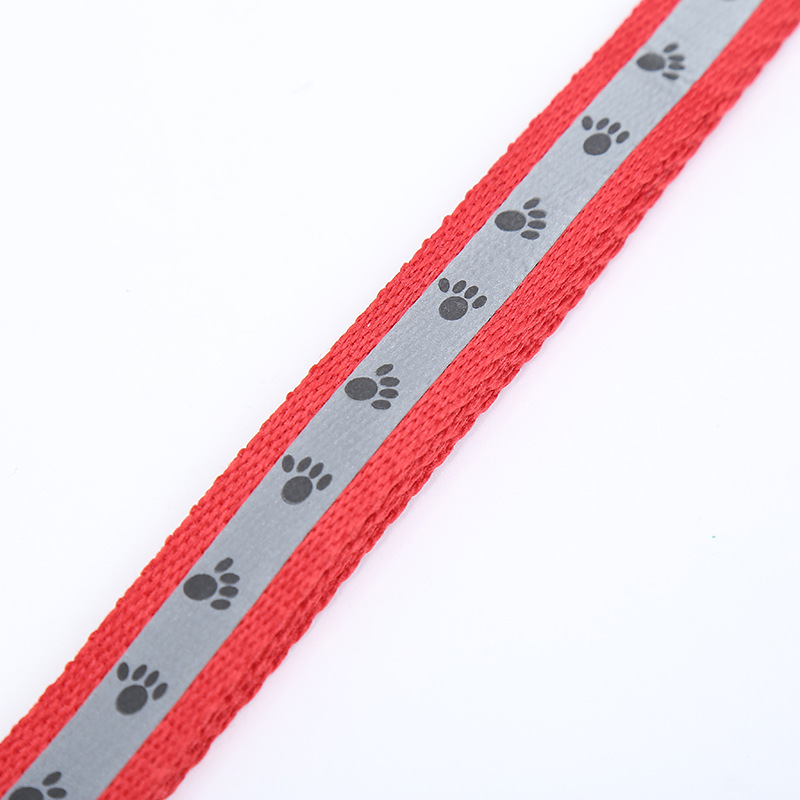 Wholesale of new outdoor pet leashes, small dog reflective footprints, chest and back dog leashes, and pet supplies from the manufacturer pic 9
