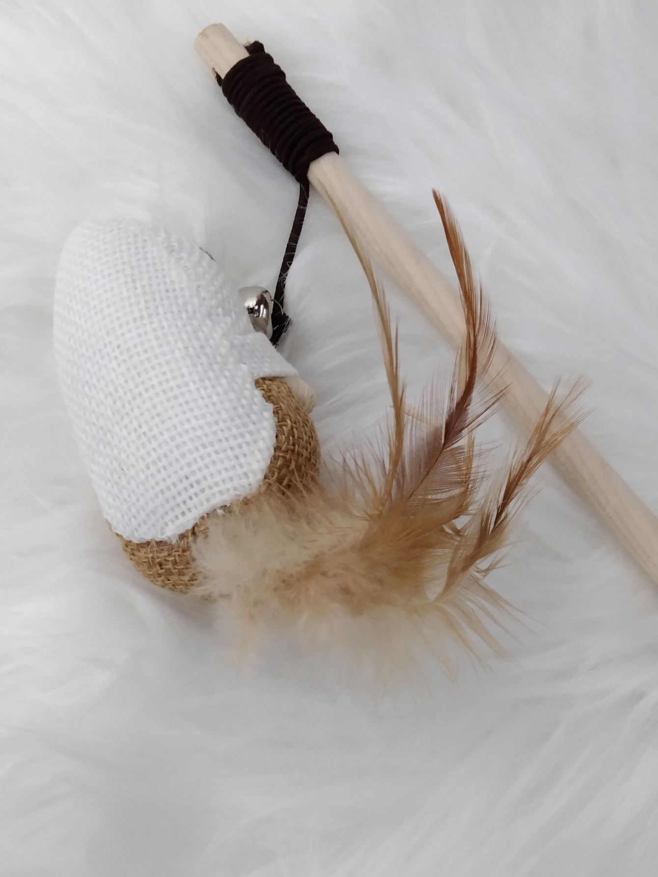 Fun interactive pet toys to relieve boredom: cat teaser, feather mouse, bell cat teaser, pet cat teaser pic 6