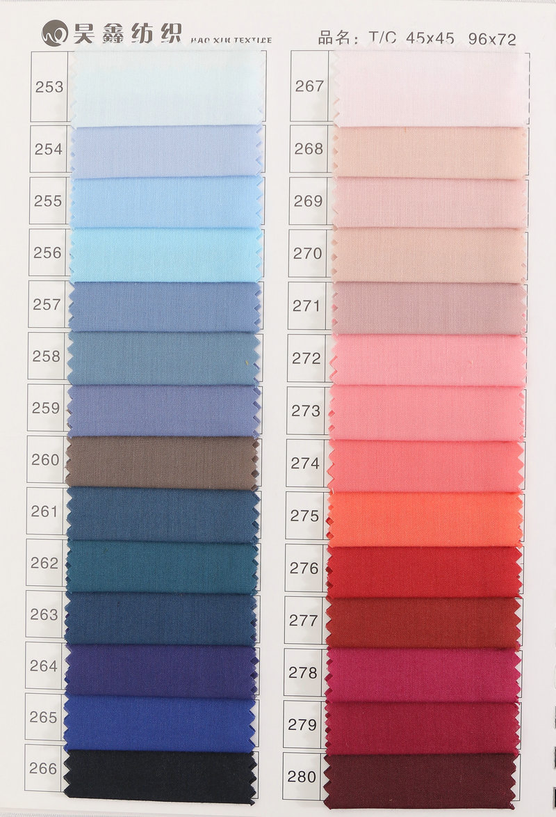 Wholesale TC plain weave polyester-cotton fabric 96*72 woven shirt pocket fabric, fashionable and accurate lining fabric pic 32