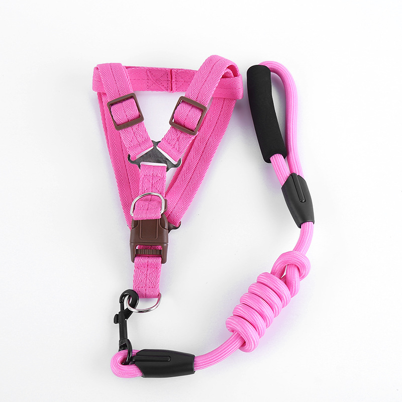 Aishangchong dog leashes, dog chains, plain dog walking leashes, collars, medium and large dog leashes, pet supplies pic 7