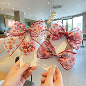 儿童发饰春夏款蝴蝶结发夹可爱公主头饰顶夹女童鸭嘴夹子 diy材料详情21