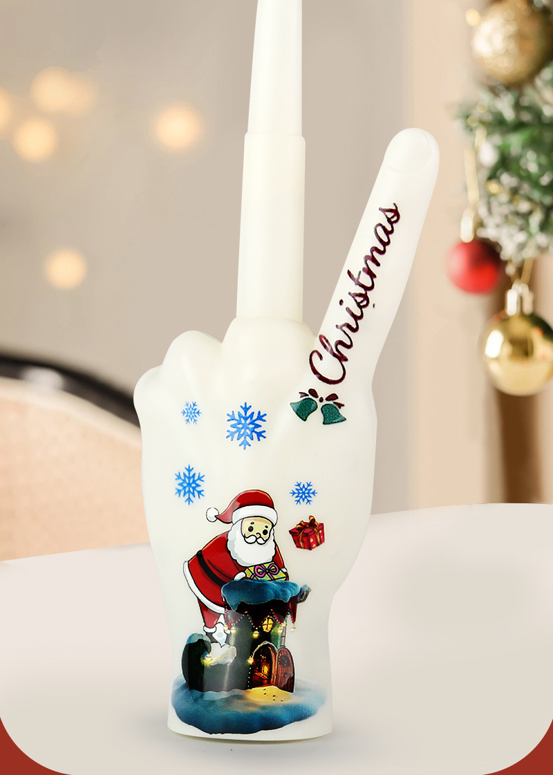 跨境儿童玩具圣诞手指趣味解压伸缩圣诞节搞怪创意玩具万圣节礼物详情12