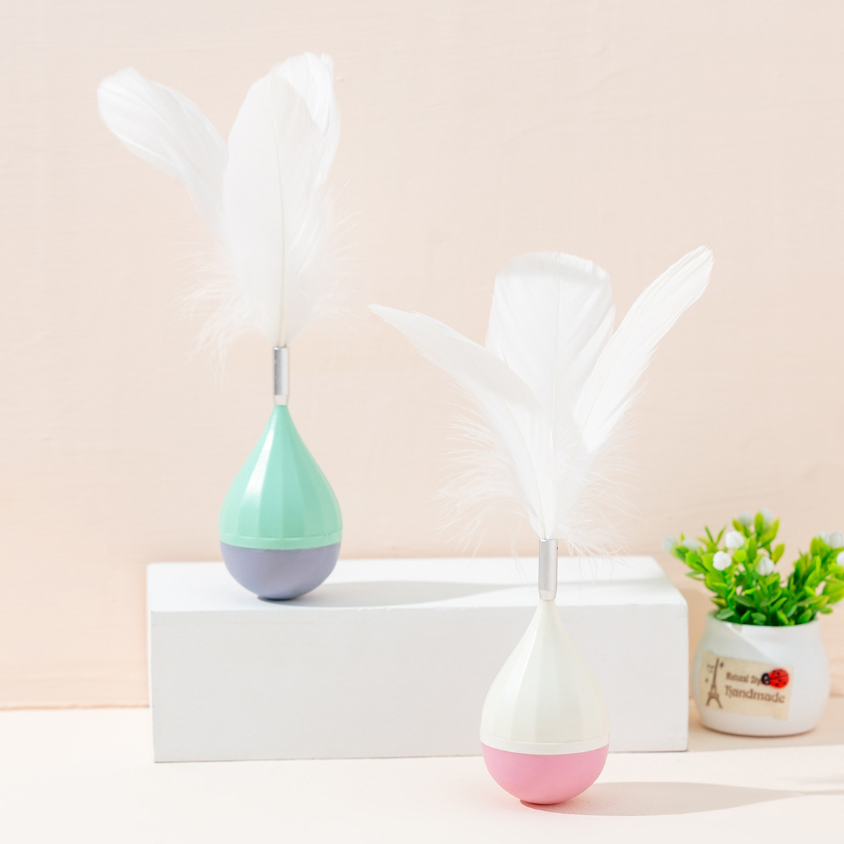 New feather doll cat toys, goose feathers in stock, wholesale cat supplies, cat toys pic 15