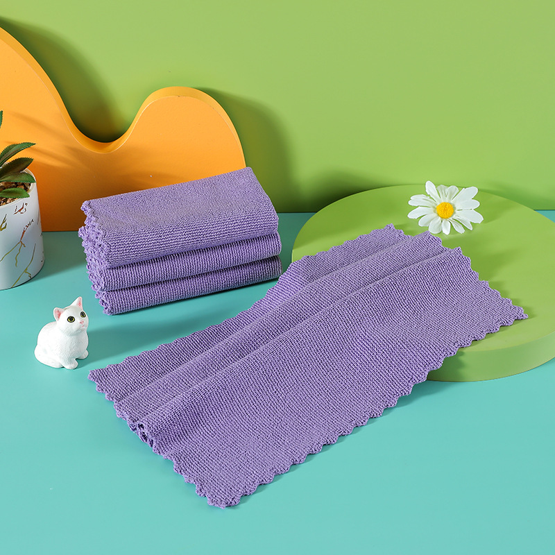 Kitchen dishwashing cloth, car cleaning cloth, glass and porcelain cleaning cloth, table cleaning stainless absorbent square cloth, multi-functional cleaning cloth pic 14