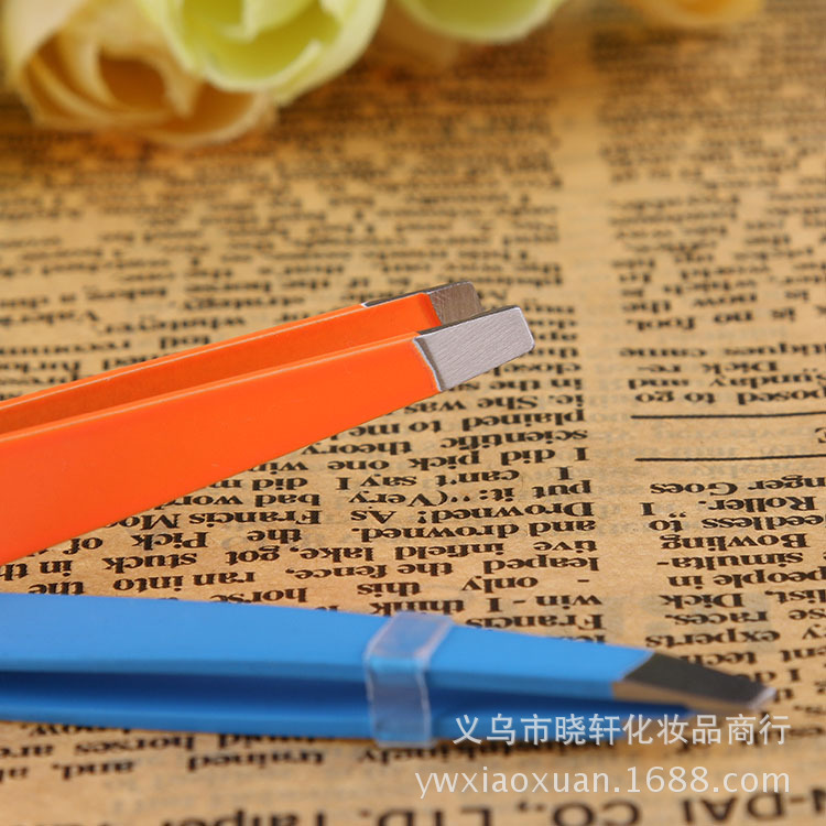 Stainless steel eyebrow clips, false eyelash tweezers, clips, auxiliary tools, slanted eyebrow shaping and beauty tools pic 18