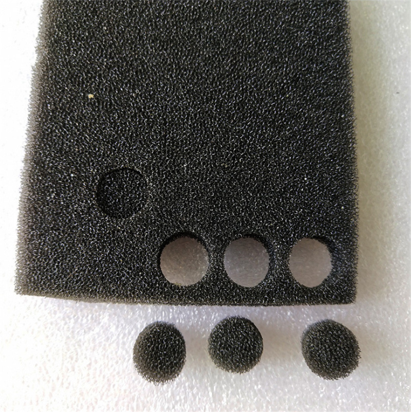 黑色生化爆破海绵 进水出水防堵塞异形海绵套 清洁鱼缸粗孔过滤棉详情10