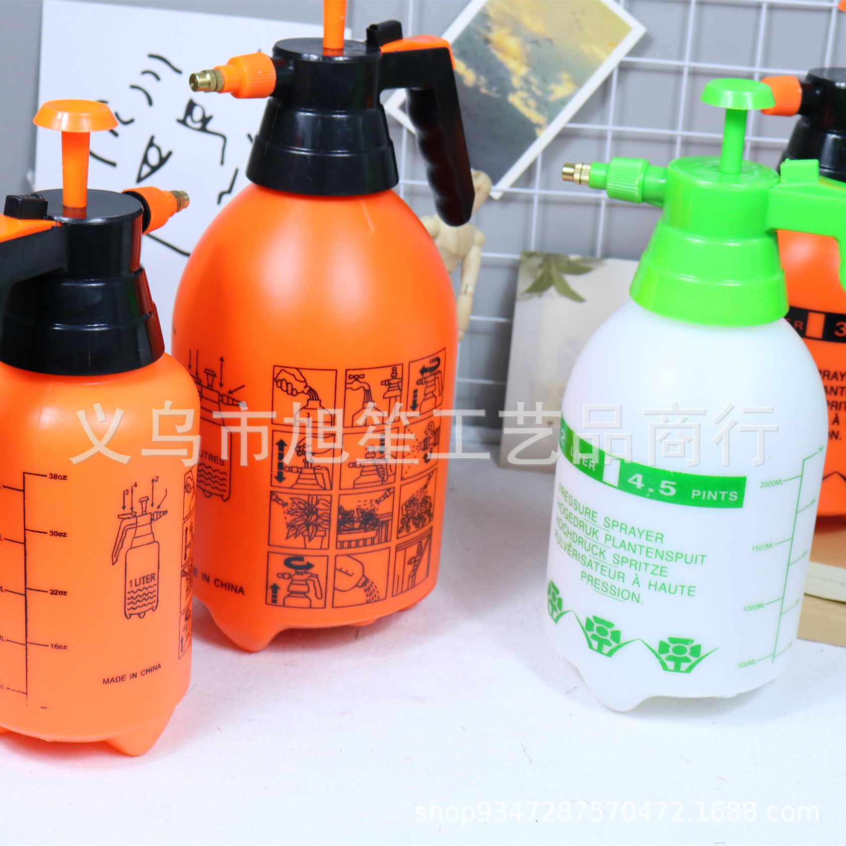 压力喷壶加厚高压园艺喷壶喷雾消毒气压式喷水壶洗车家用浇花详情5
