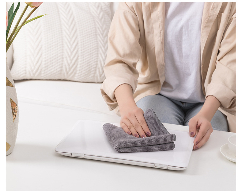 亚马逊厂家直销超细纤维厨房用品清洁多功能洗碗方巾抹布小毛巾详情19