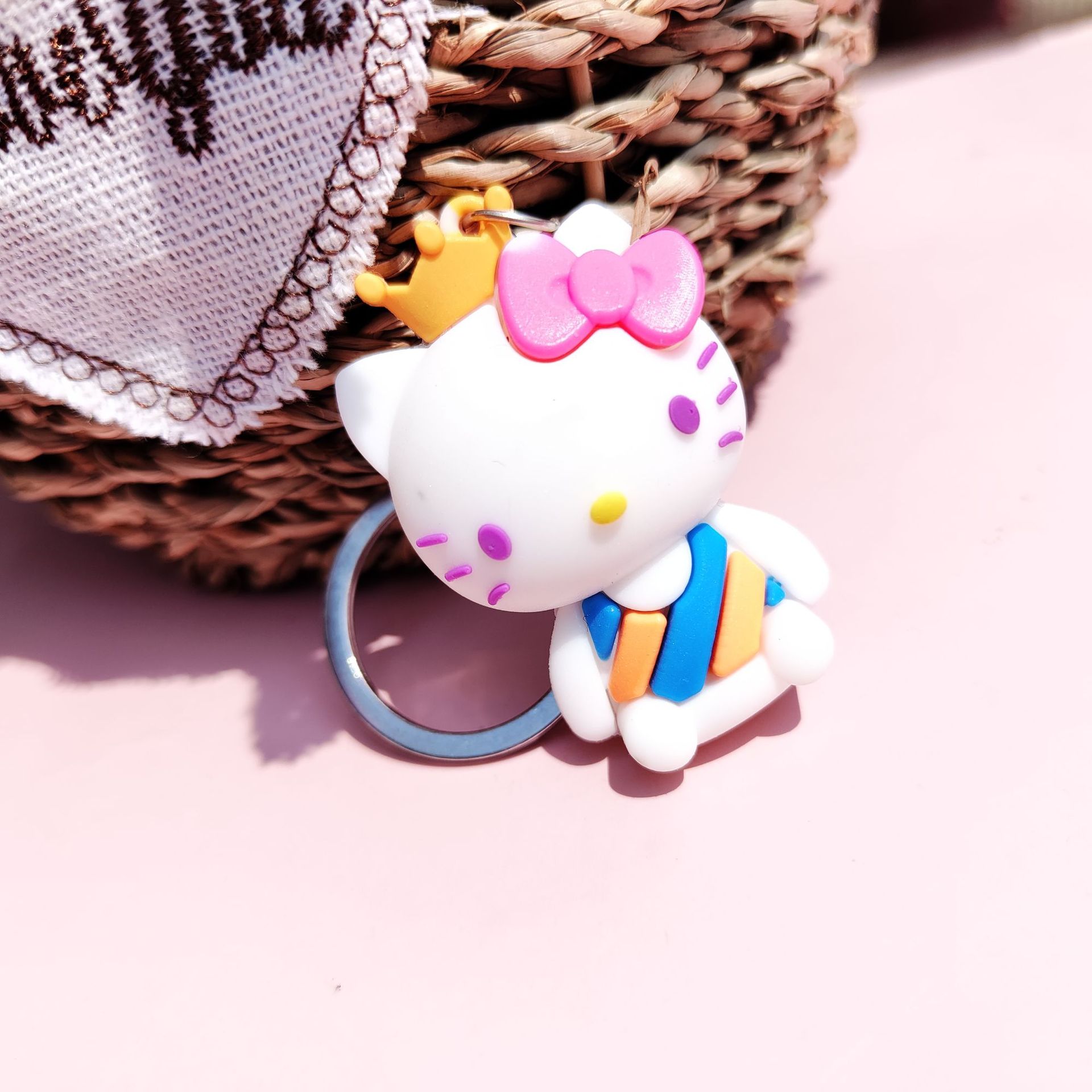 卡通三丽鸥库洛米美乐蒂大耳狗漫威钥匙扣挂件公仔批发钥匙挂饰详情3