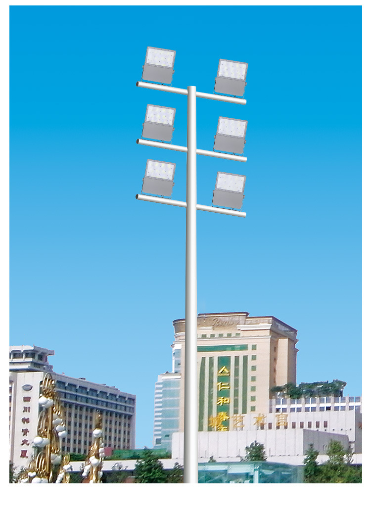 工厂私模LED投光灯100w200w300w400w中高杆灯专用压铸灯头详情11