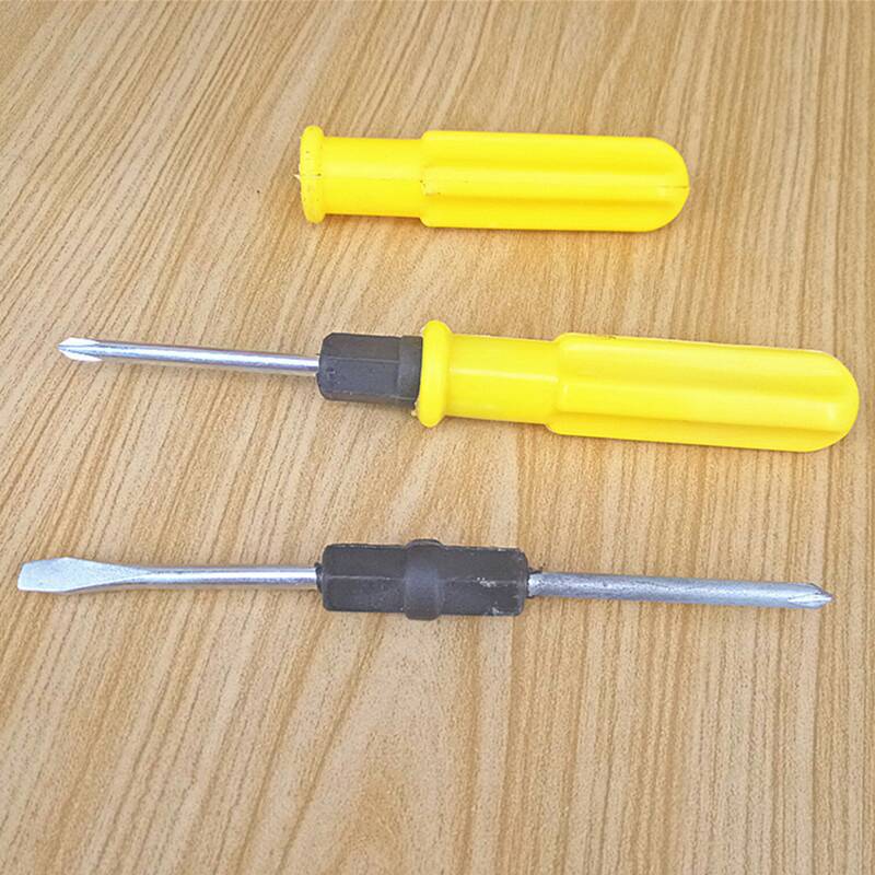 4-inch yellow-handled dual-purpose screwdriver, cross-head multi-purpose screwdriver, screwdriver, screwdriver, screwdriver, hardware tools pic 3