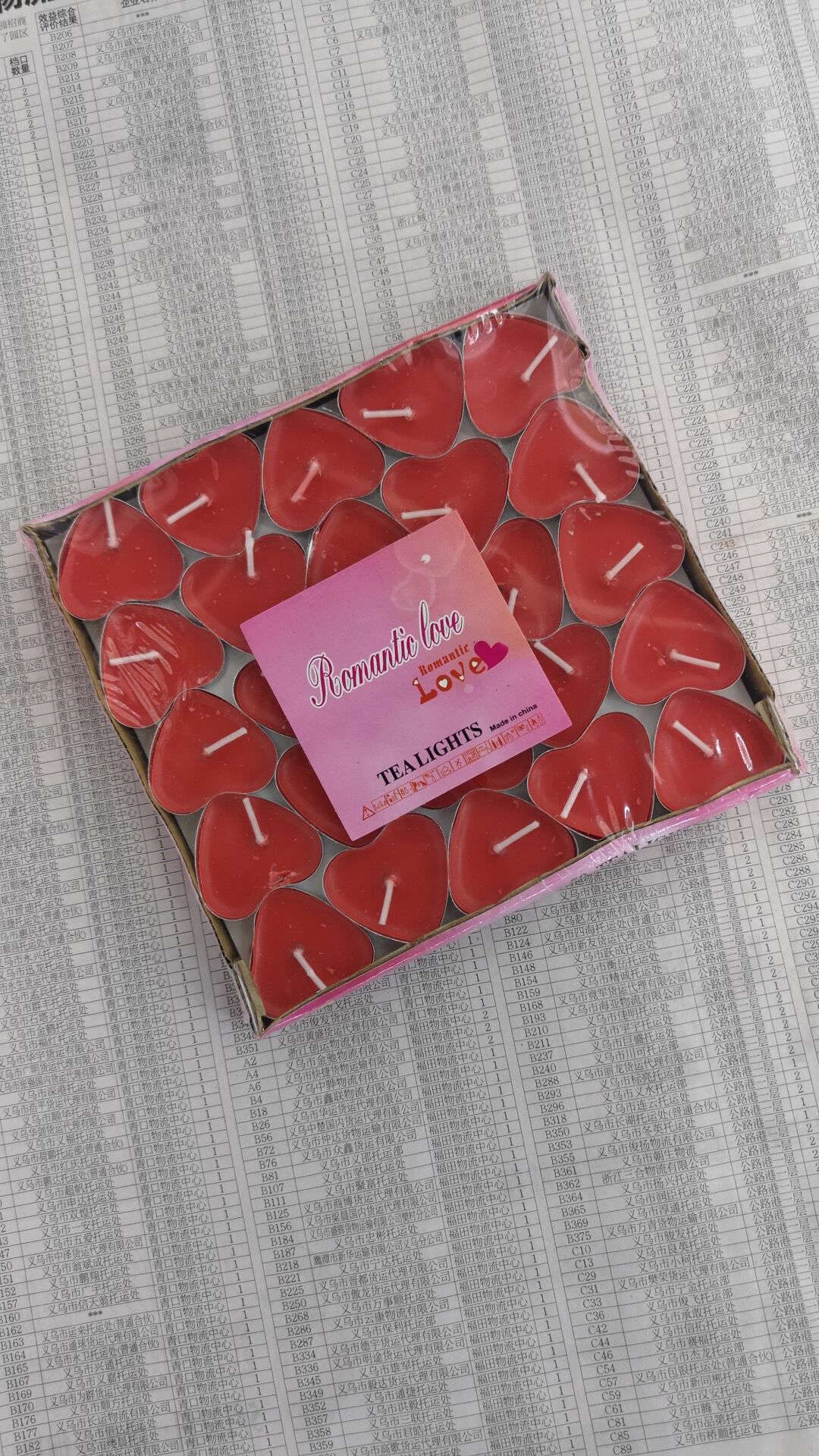 Factory direct sales of heart-shaped aluminum shell smokeless romantic and creative wedding decoration tea wax pic 3