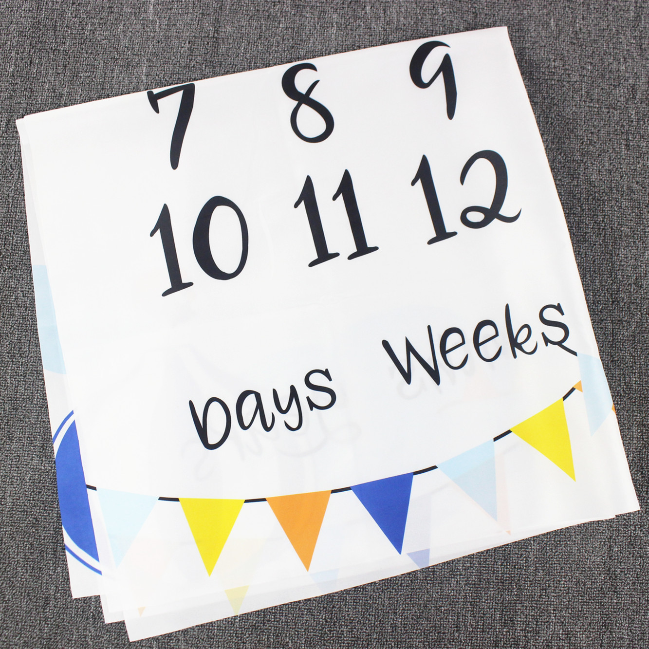 Baby milestone month photography background cloth, baby creative digital photography blanket background cloth, photography props pic 36