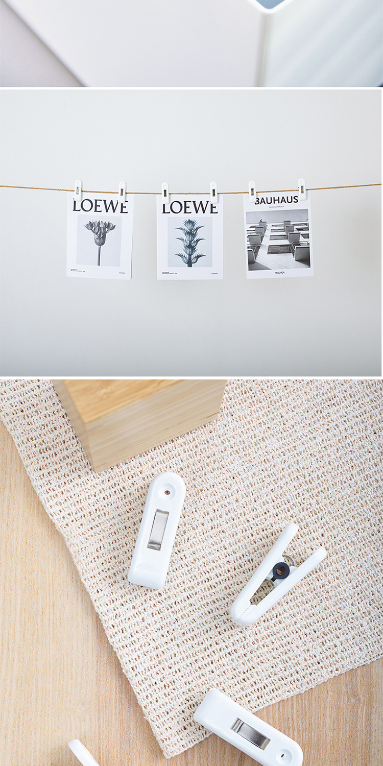 日本JSK防风家用棉被夹 晒被单晾衣服夹子 固定强力晾晒夹塑料夹详情6