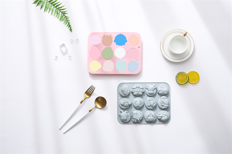 12-piece 12-piece constellation shaped silicone mold, epoxy resin chocolate mold, baking tool, ice cube cake mold in stock pic 9