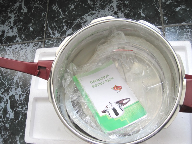 Stainless steel bulging pressure cooker 18-28cm, non-magnetic large capacity 1600-ton base pot pic 15