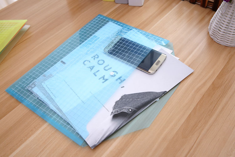 Office supplies, stationery, PVC transparent snap fasteners, 18C file bags, information bags, folders, A4 color, factory direct supply pic 12