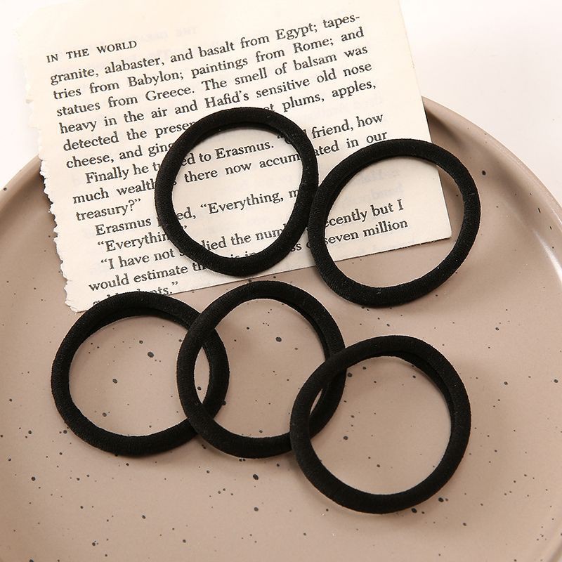 无接缝发圈高弹力皮筋成人扎头发加粗发绳女扎发韩国简约头绳饰品详情2