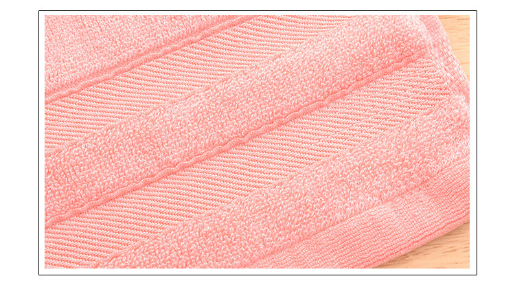 Wholesale of bamboo fiber double-segment towels, thickened household couple face towels, soft and absorbent multi-color towels for hair delivery pic 16