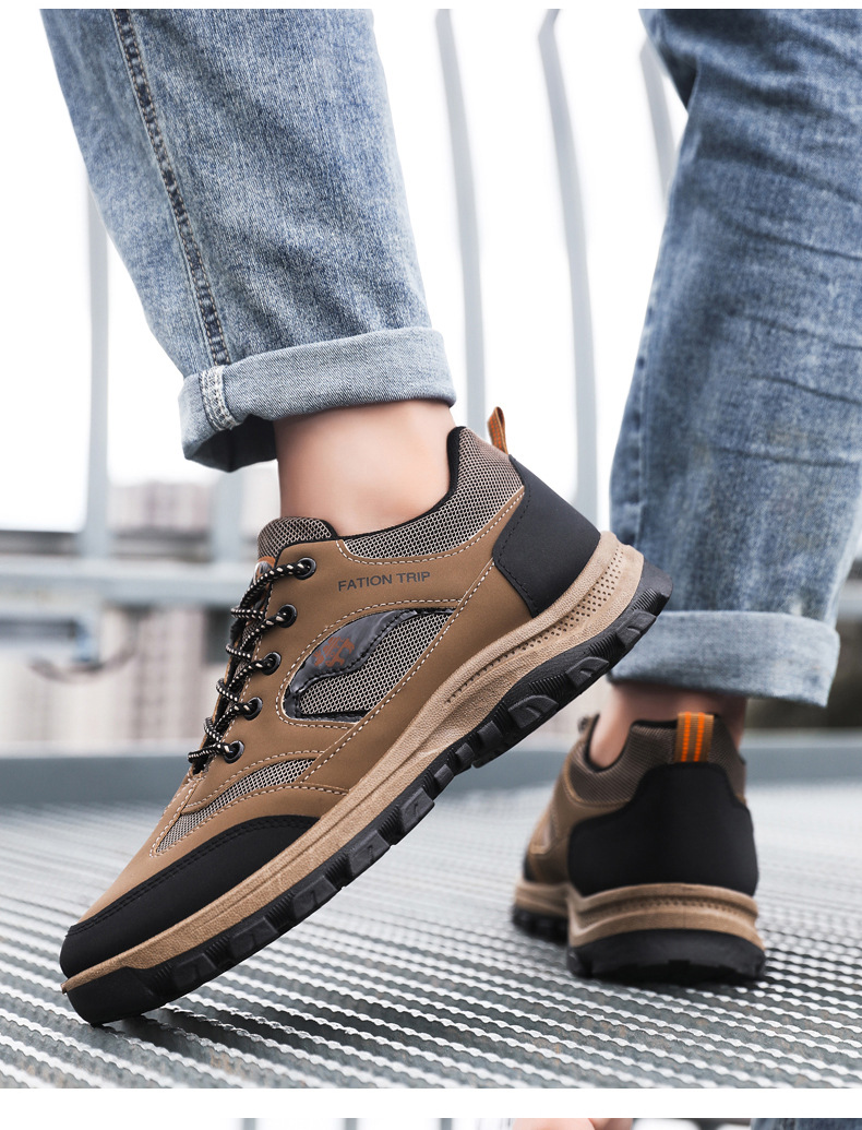 跨境批发男士工装鞋四季户外徒步登山鞋工地上班劳保鞋休闲运动鞋详情13