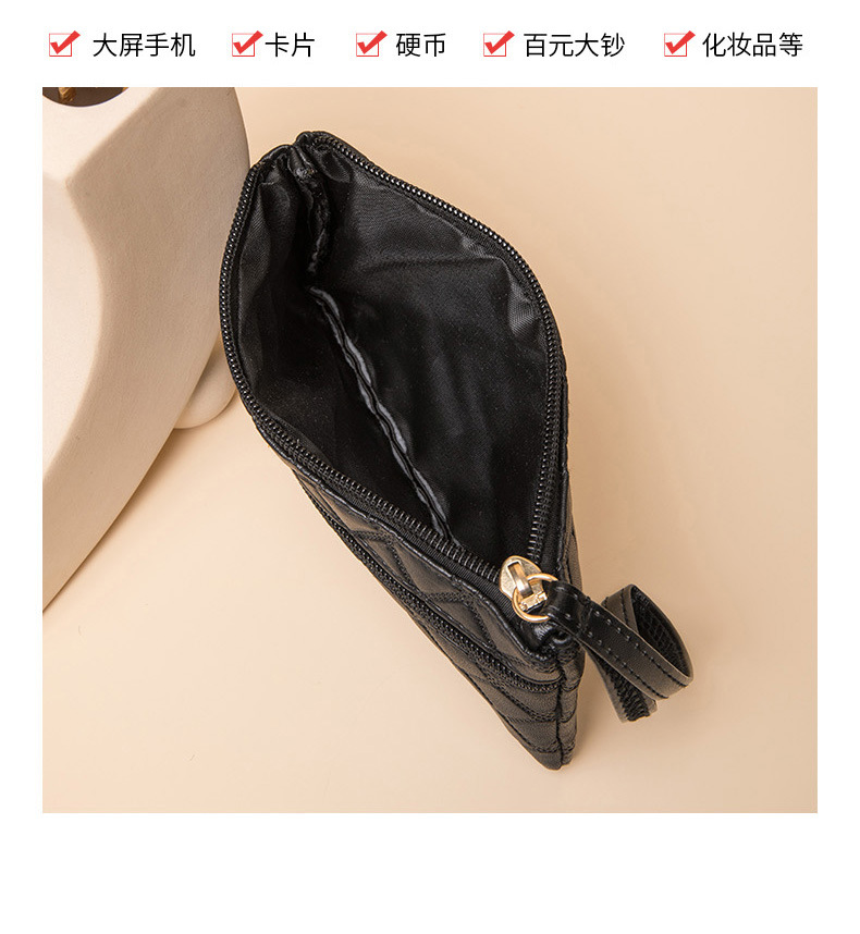 手腕式钱包长高级感气质手拿包双层手机小包大容量零钱收纳包卡包详情7