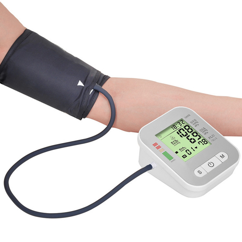Arm-type blood pressure monitor, large-screen voice blood pressure measurement, intelligent blood pressure monitor, upper arm type for export pic 12