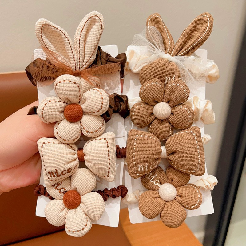 可爱高弹力儿童发绳女扎头发皮筋多巴胺米奇手工发圈女不伤发头绳详情7