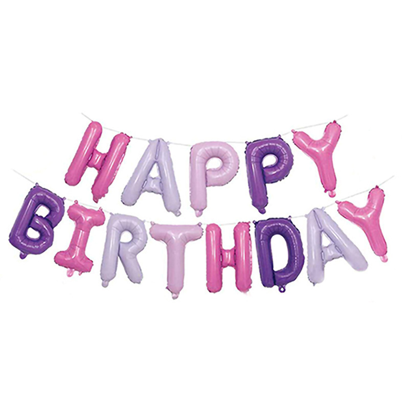Happy birthday balloons, letter aluminum film balloons, party supplies, wedding sets, balloons, birthday balloon packages pic 8