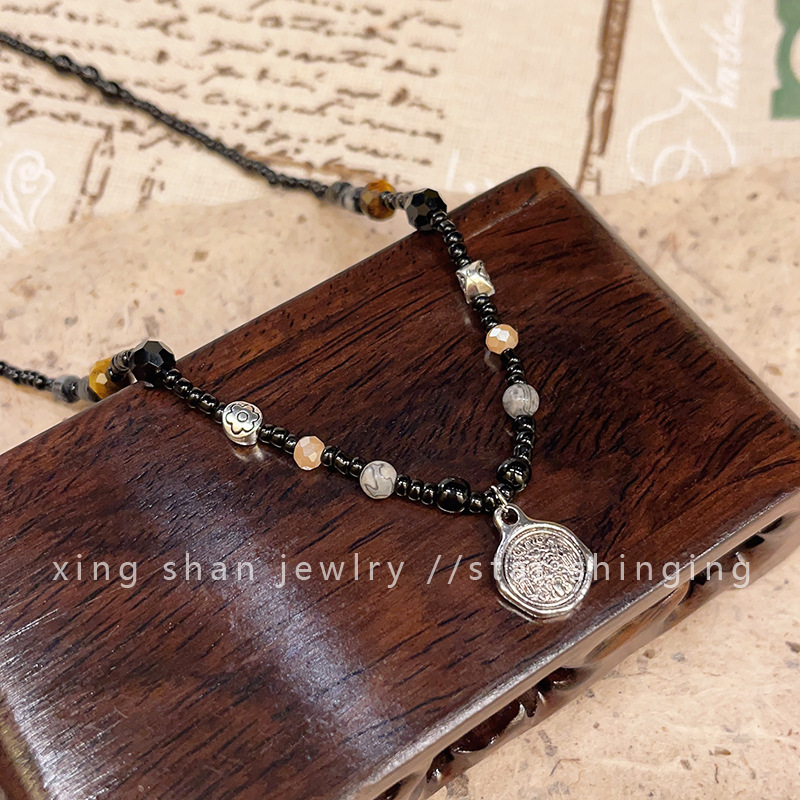 This simple new Chinese-style retro Zen-inspired necklace is versatile and elegant. It features a niche ethnic collarbone chain with an ancient design sense as an accessory pic 30