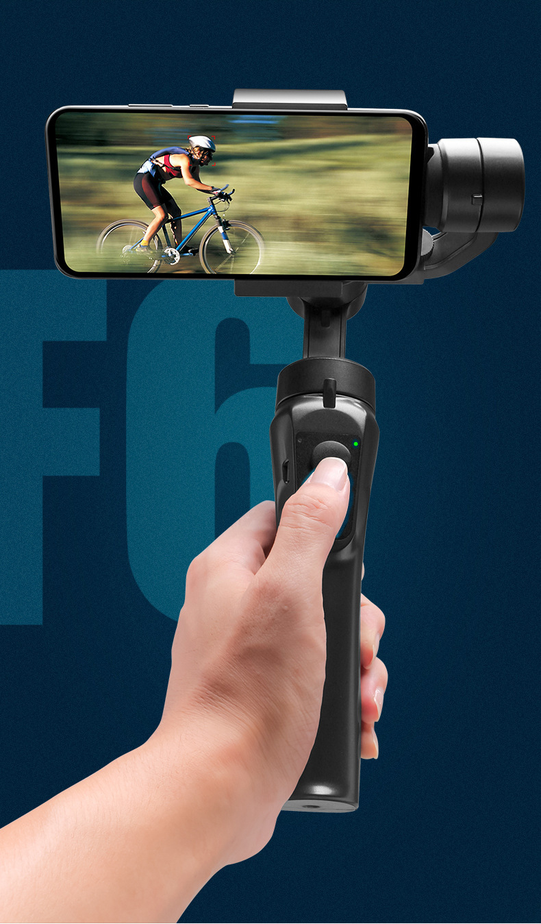 F6/F8 three-axis stabilizer, intelligent face tracking and clapping, handheld gimbal anti-shake video balance stand, factory direct sales pic 9