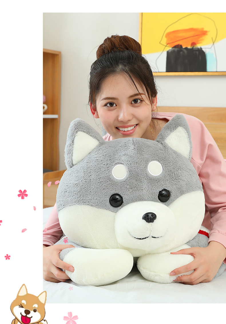 Factory direct supply of Shiba Inu plush toys, Pappa Dog throw pillows, long pillows, bed dolls and cute stuffed toys wholesale pic 9