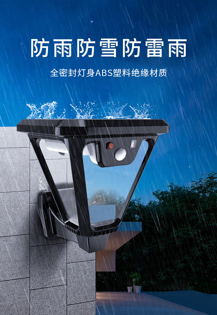 跨境花园景观墙头壁灯LED地插草坪灯户外防水太阳能庭院装饰灯详情7