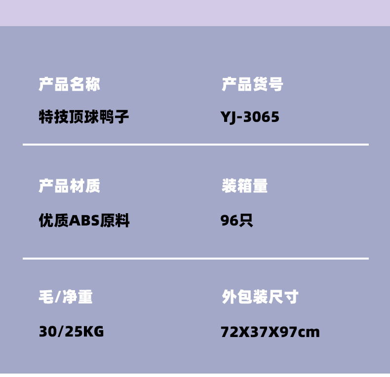 跨境新品灯光音乐电动万向特技顶球鸭子360度旋转卡通鸭儿童玩具详情8