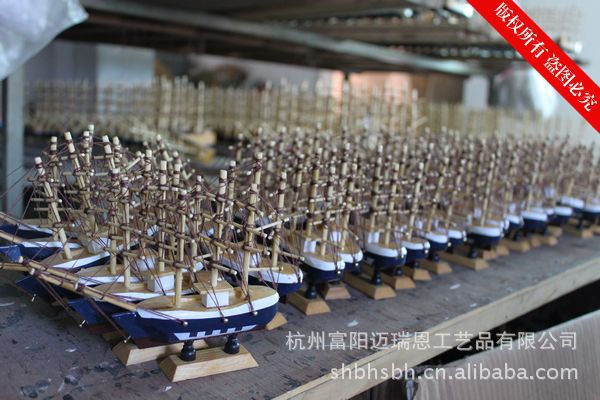 特大160cm帆船模型 木制工艺品 欧式多帆船 地中海风格家居迈瑞恩详情102