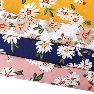 Factory direct sales of new satin chiffon printed fabric and European and American chain pattern shirt fabric in stock for wholesale pic 13