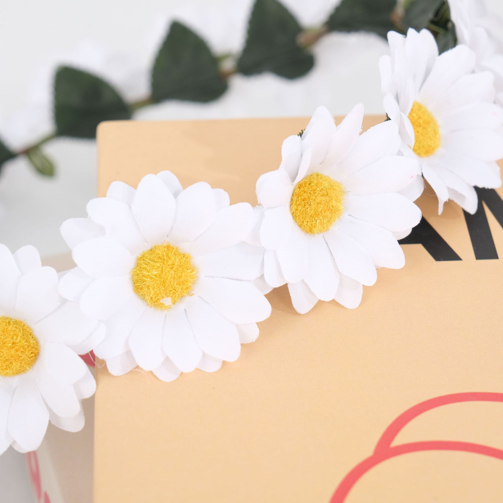 厂家直销大号小太阳花头带头饰小清新仿真度假海边辫子发带女详情3